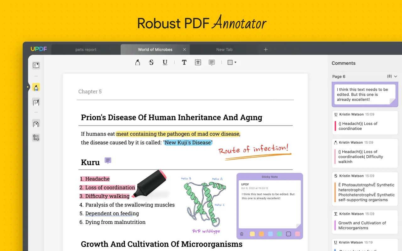 updf pdf highlighter