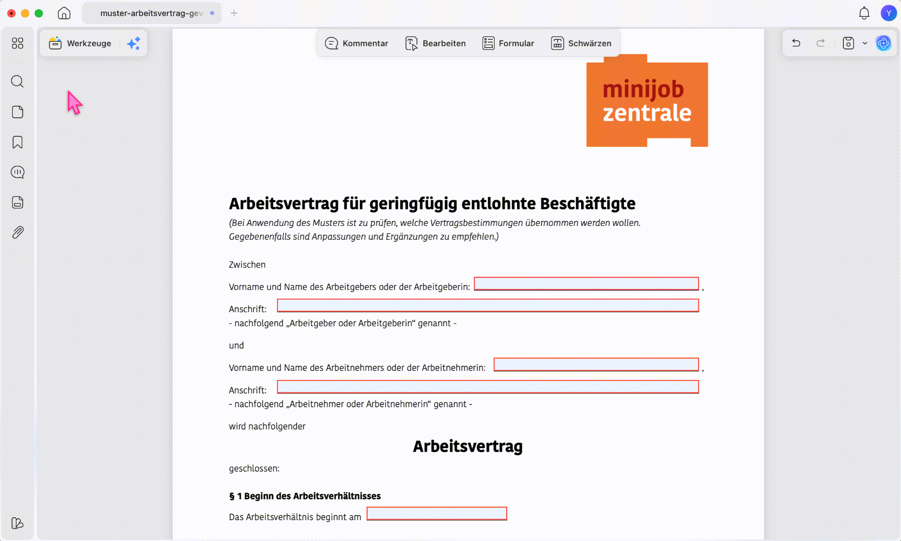 Einzelne PDF-Seite in UPDF drehen
