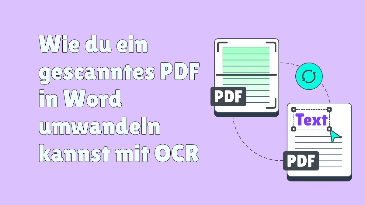 Gescannte PDFs Mit OCR In Bearbeitbare PDFs Umwandeln UPDF Gescannte pdfs mit ocr in bearbeitbare pdfs umwandeln updf