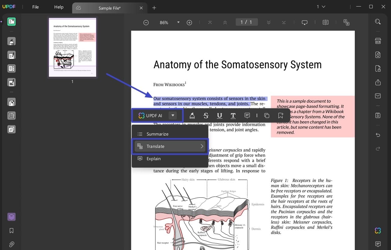 Translate Pdfs With Updf Ai Updf User Guide