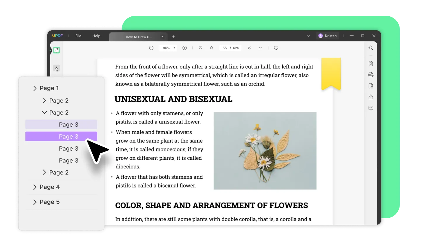 create bookmarks in pdf