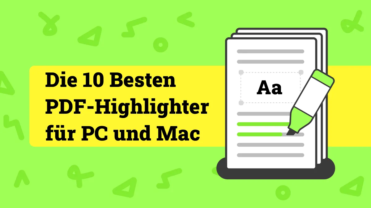 Die 10 Besten PDF-Highlighter für PC und Mac