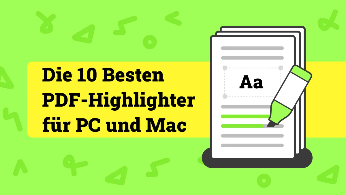 10 Beste und Kostenlose PDF Text Highlighter