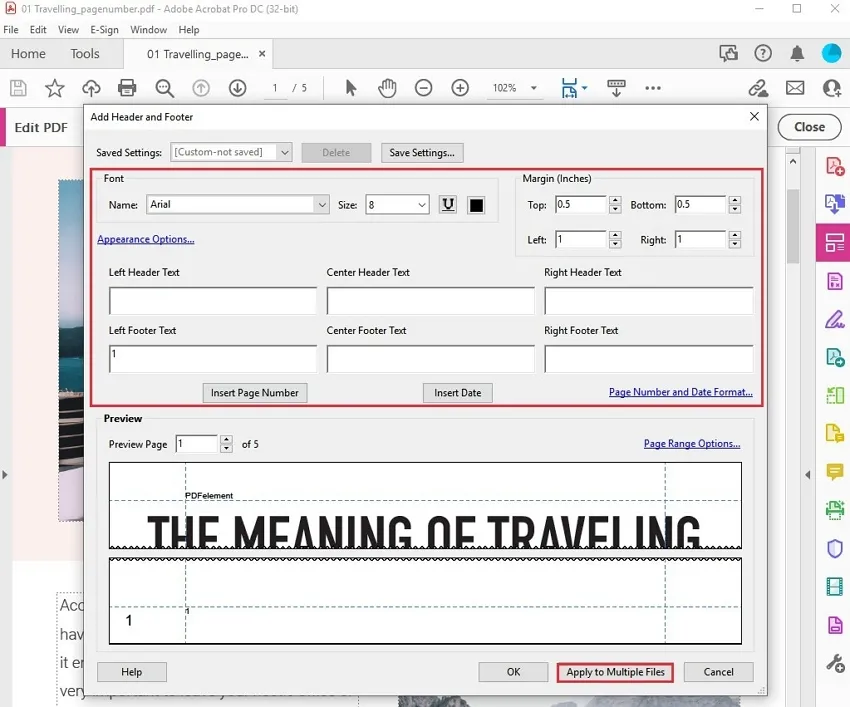 add page numbers to pdf free