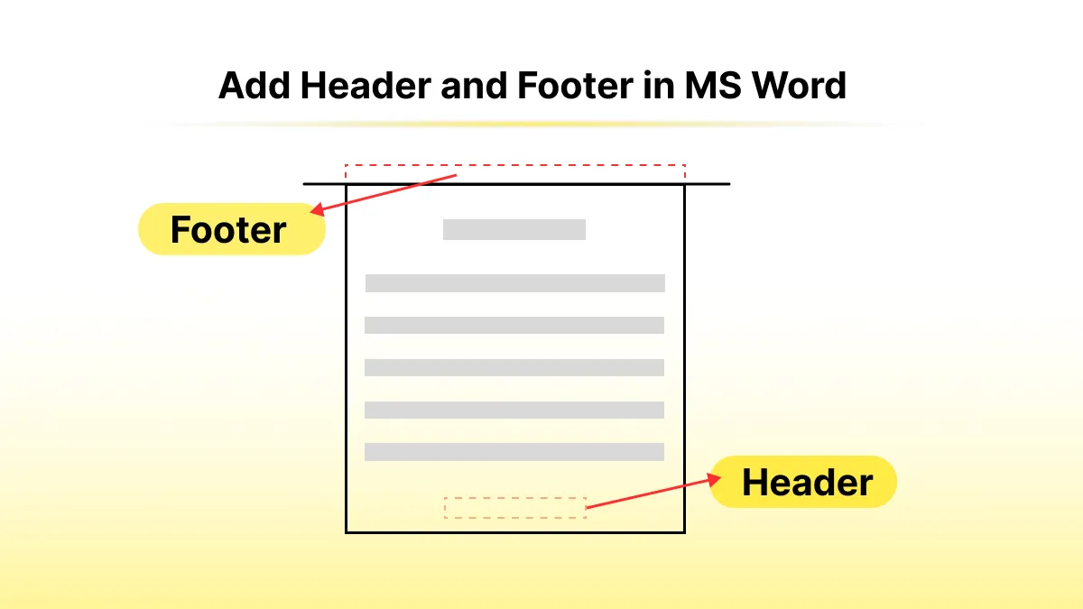 Easy Ways to Add Header and Footer in MS Word