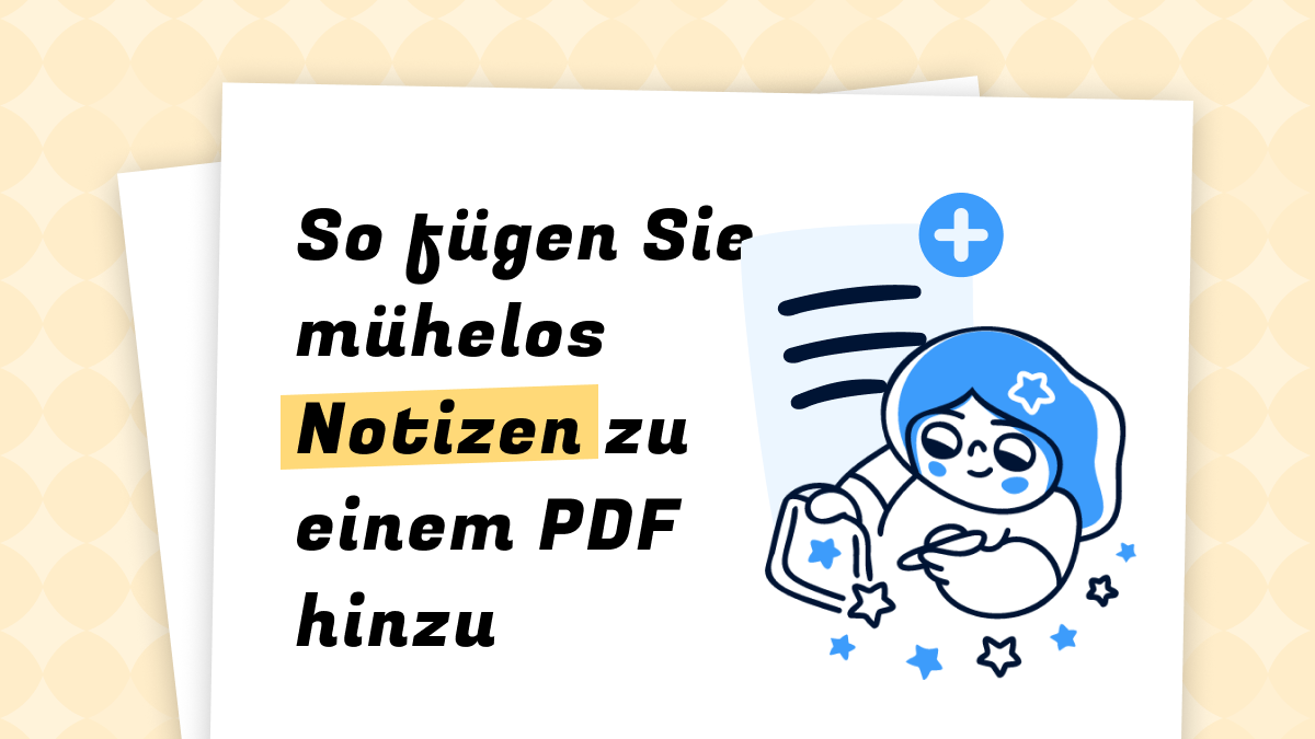 Notizen in PDF einfügen