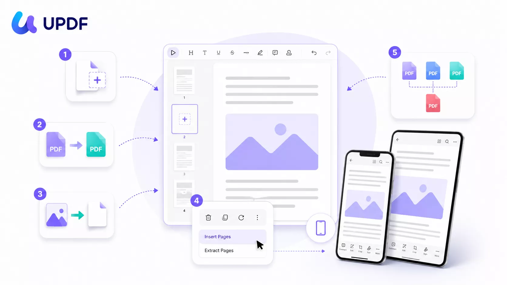 add pages to pdf cover