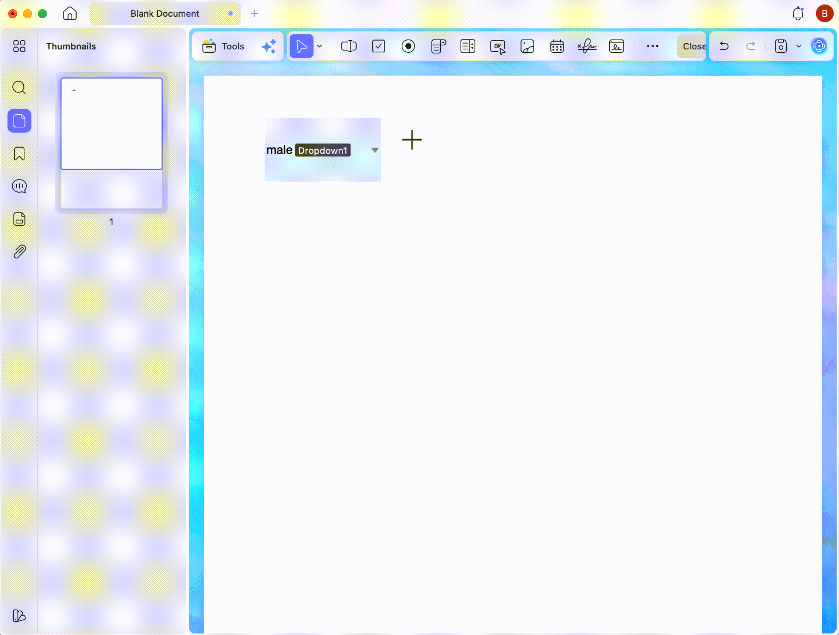 add radio buttons
