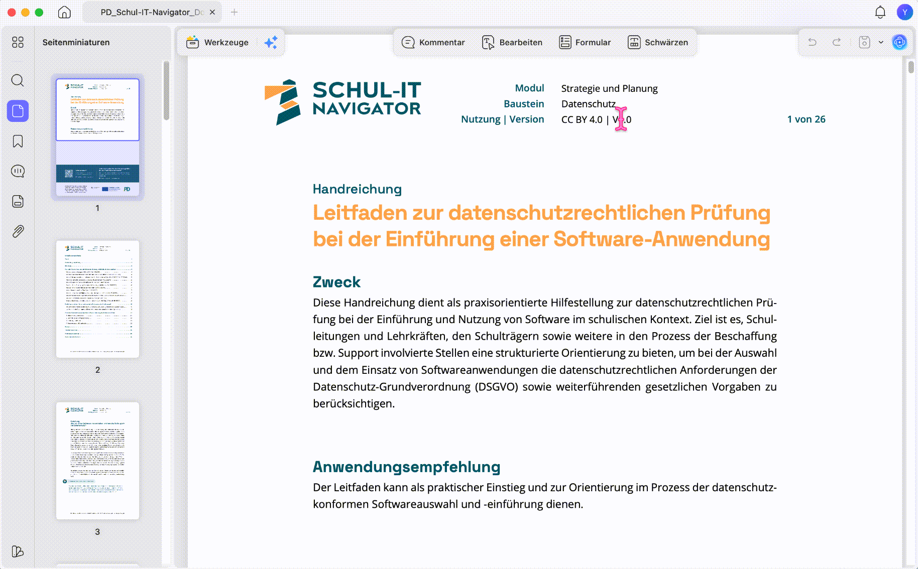 Öffnen Sie einen Weblink UPDF-Schaltflächenfunktion hinzufügen