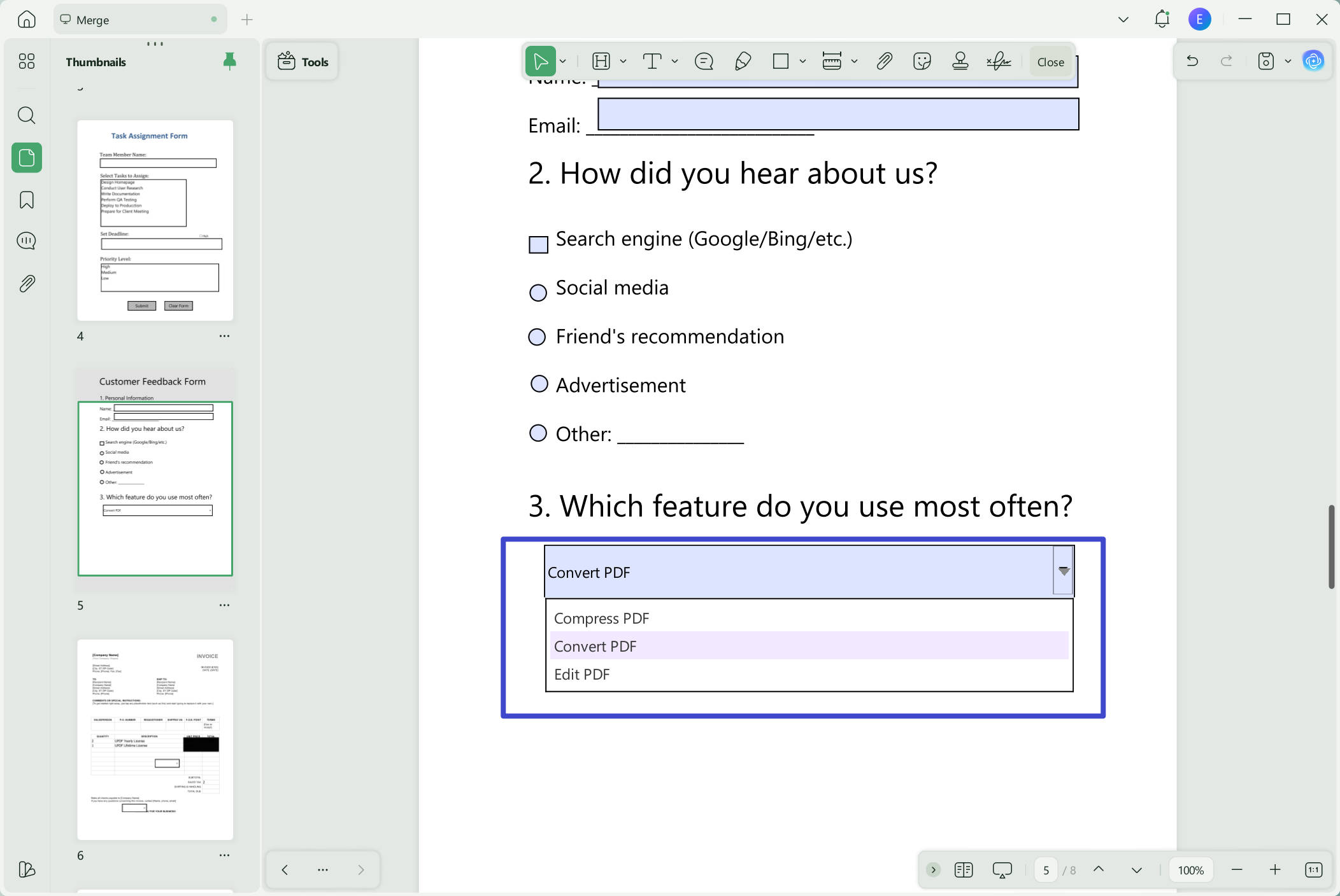 how to fill out a PDF form