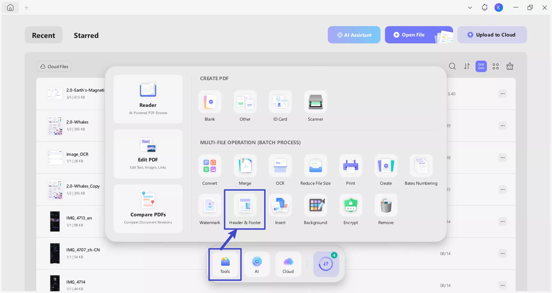 batch add header and footer 1