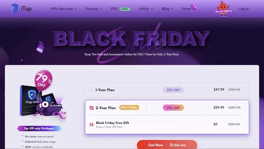 black friday website itopvpn