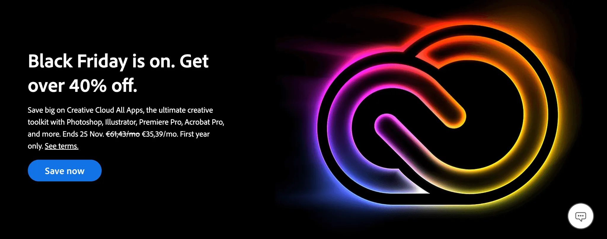 black friday Adobe Creative Cloud