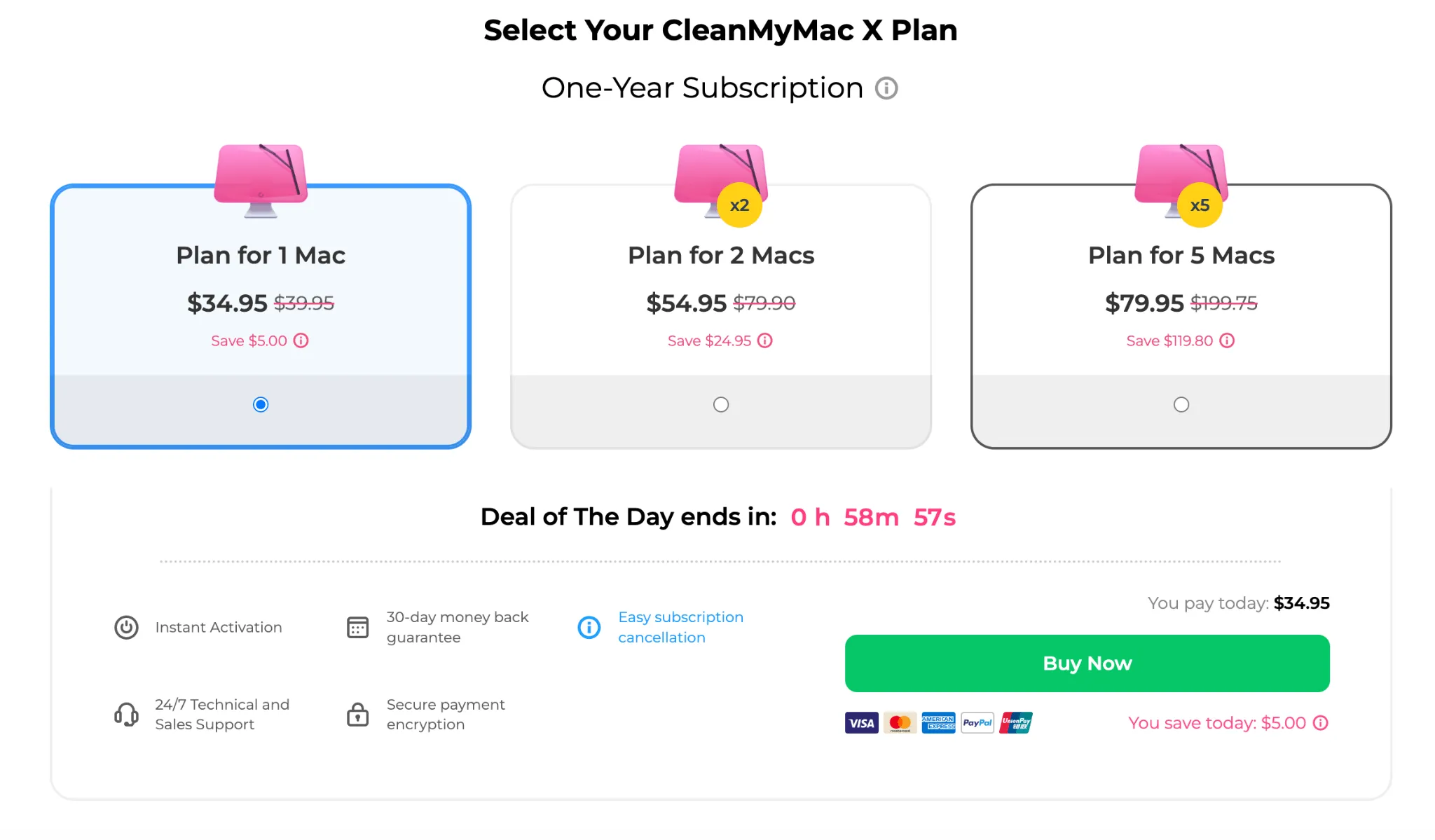 Cleanmymac X pour Black Friday