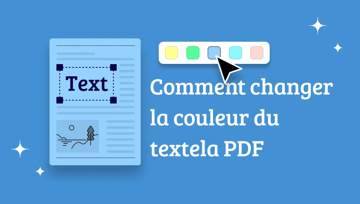 Comment changer la couleur du texte dans un PDF avec 2 méthodes