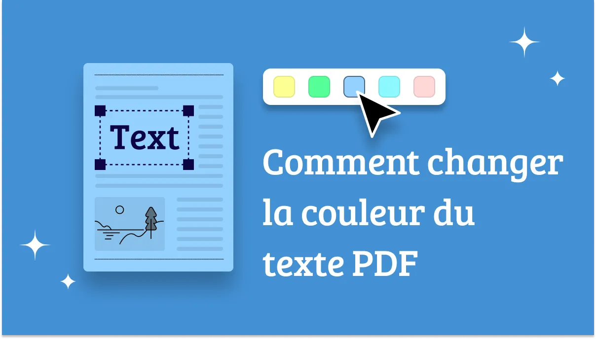 Comment changer la couleur du texte PDF avec 2 méthodes