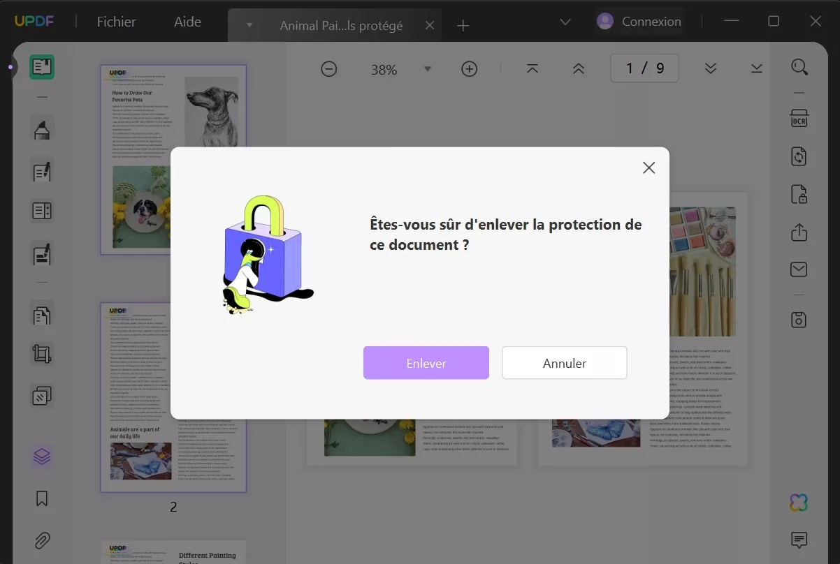 pourquoi je ne peux pas imprimer un fichier pdf