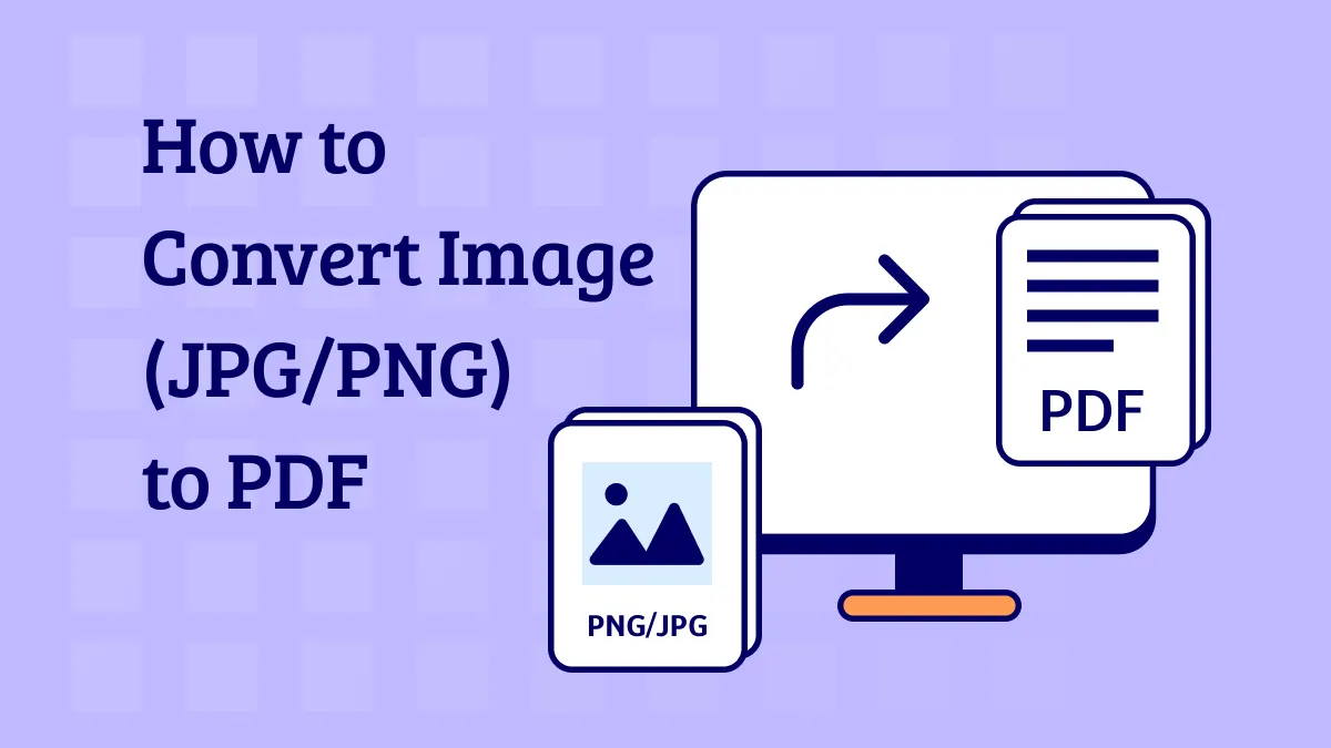 How to Convert Image (JPG/PNG) to PDF