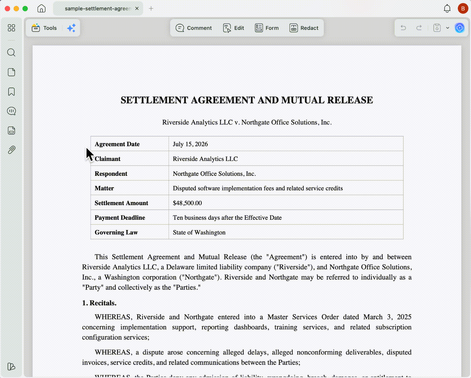 extract and convert pdf table to word