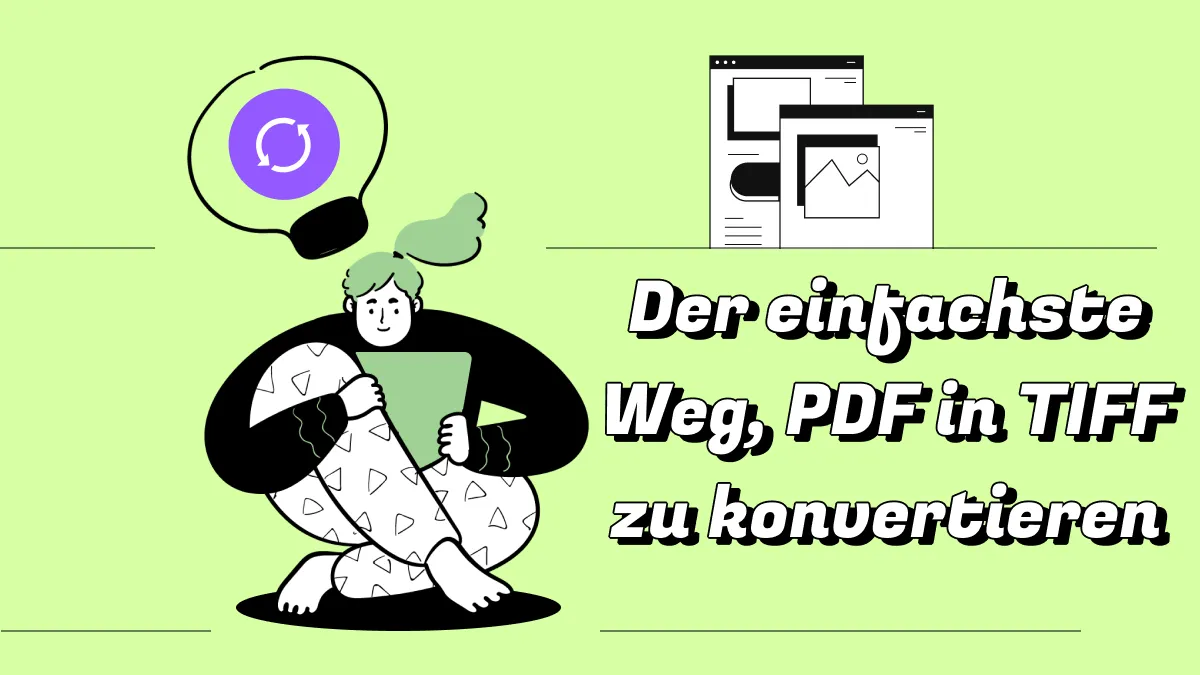 Wie Sie PDF in TIFF einfach und kostenlos umwandeln?