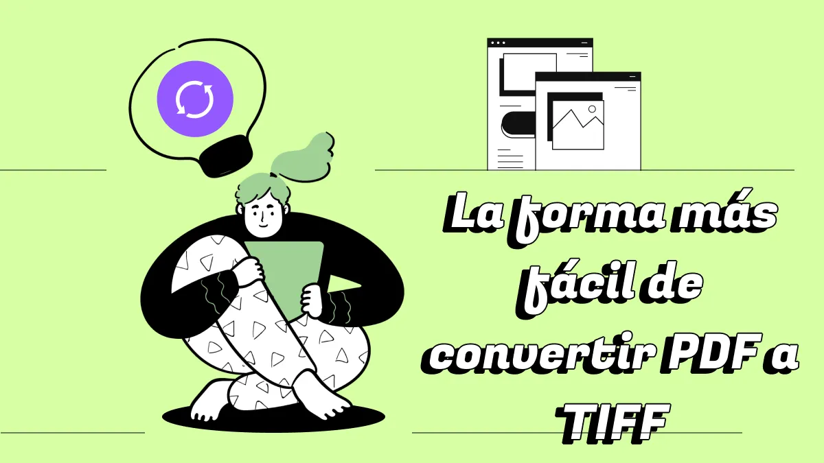 La forma más fácil de convertir PDF a TIFF