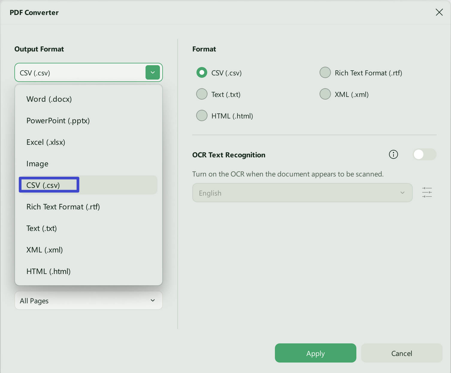 pdf to csv converter updf