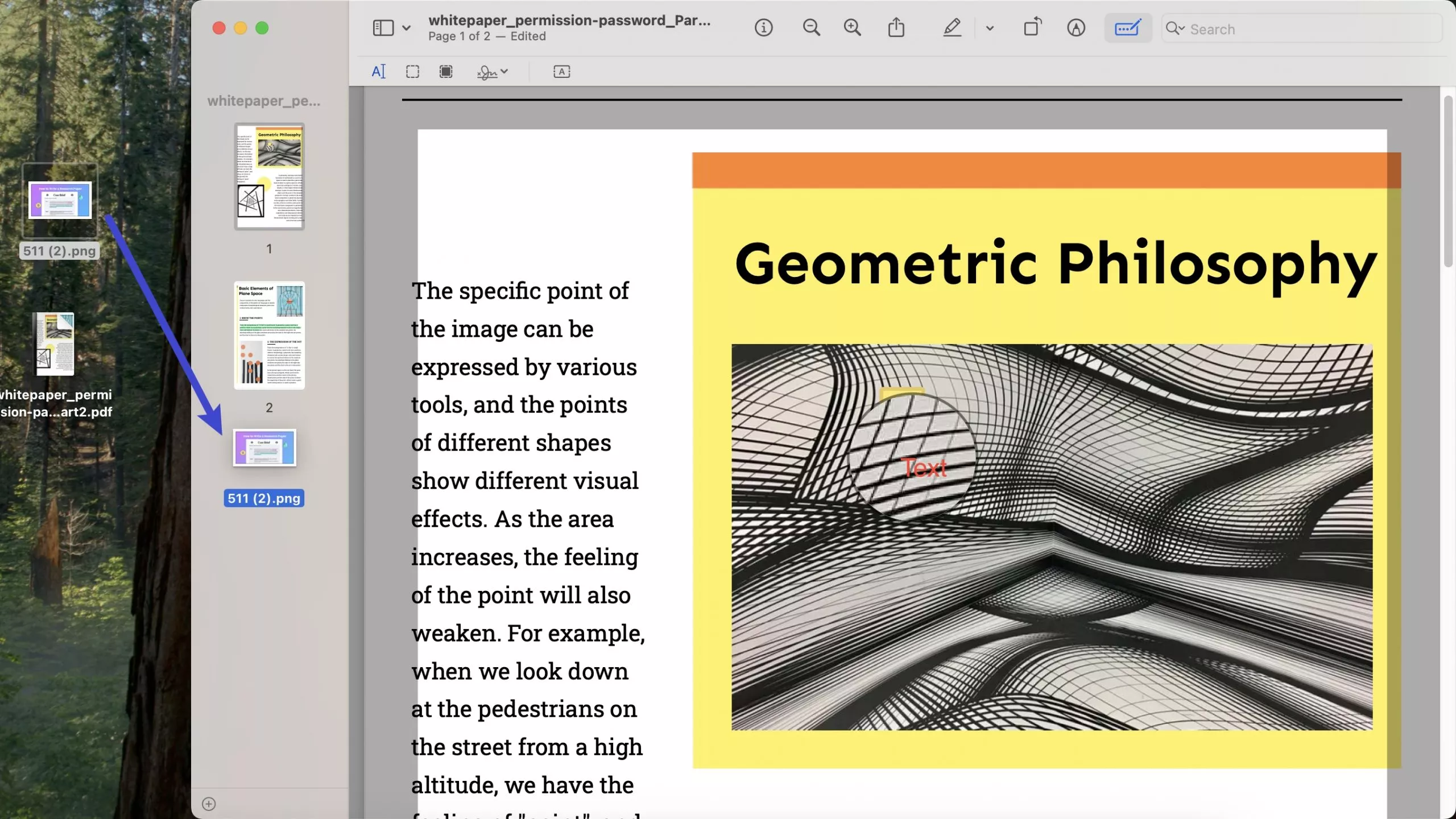 drag image to thumbnail preview mac