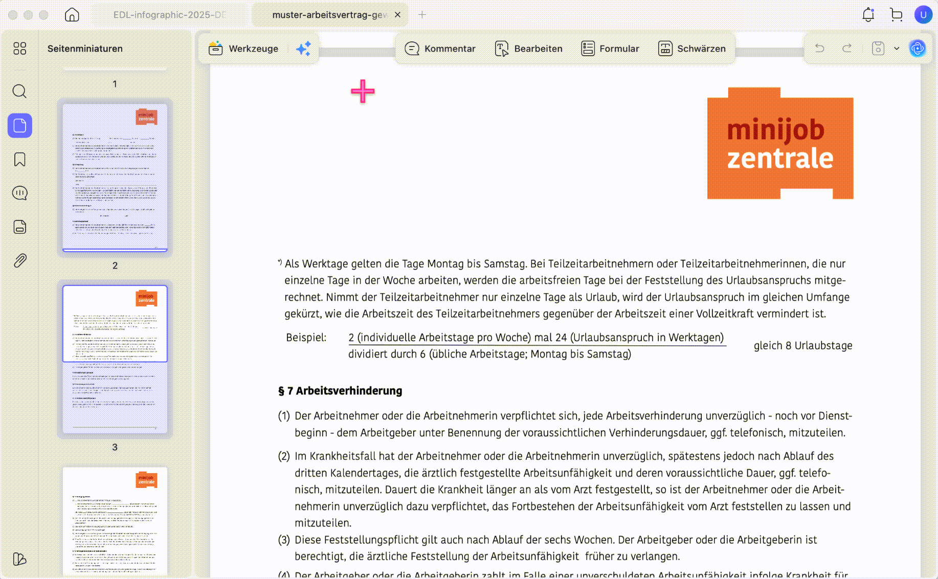 Links und Interaktivität in PDF bearbeiten