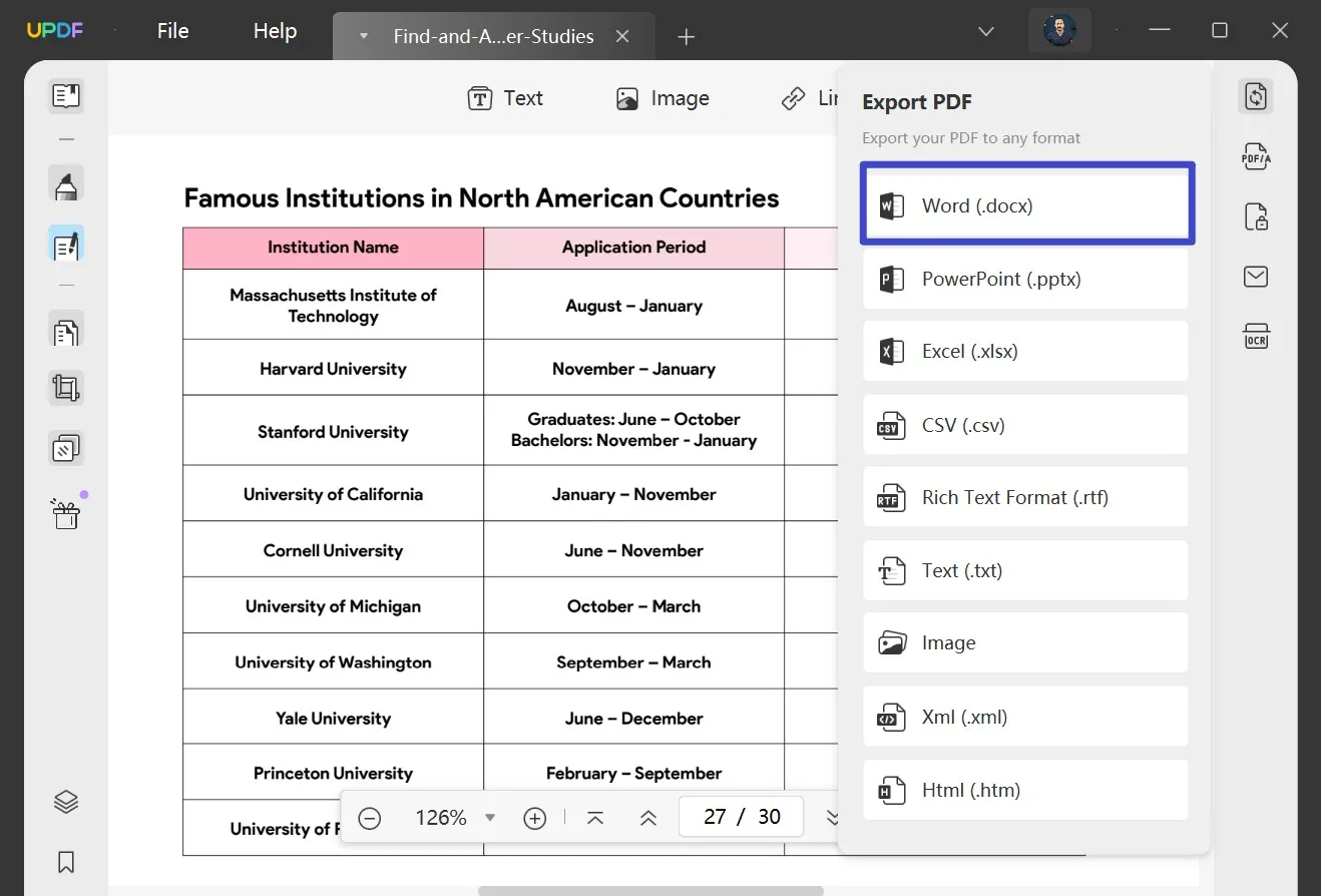 pdf a word converter