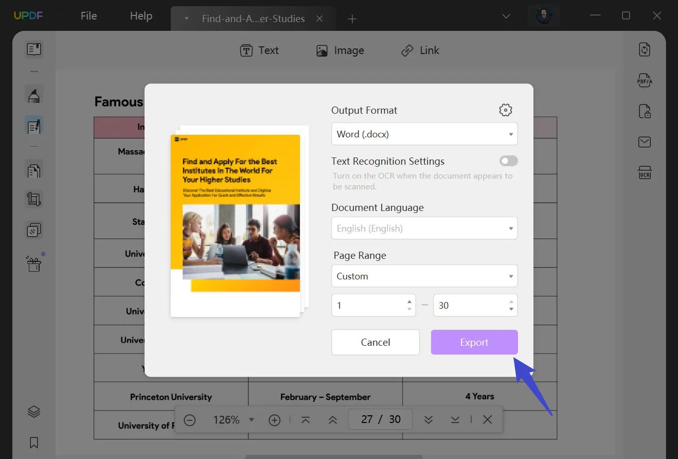 export pdf how to open pdf in google docs