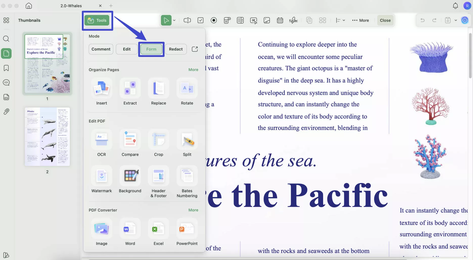 updf pdf form filler mac