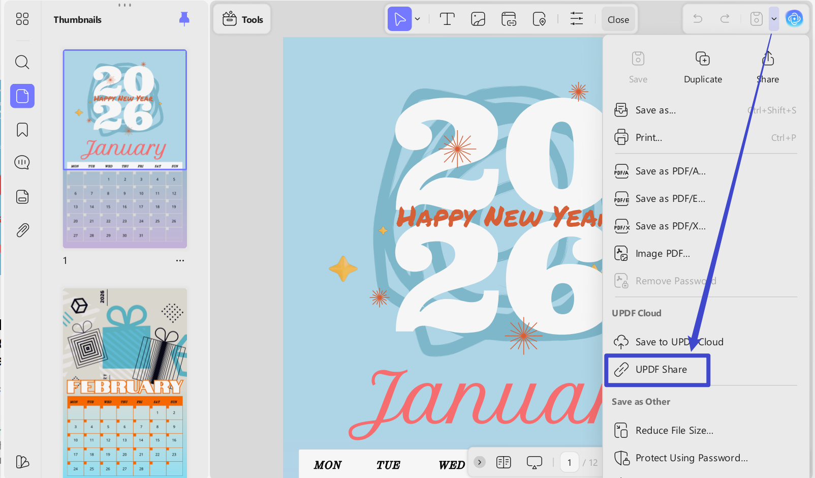 share pdf