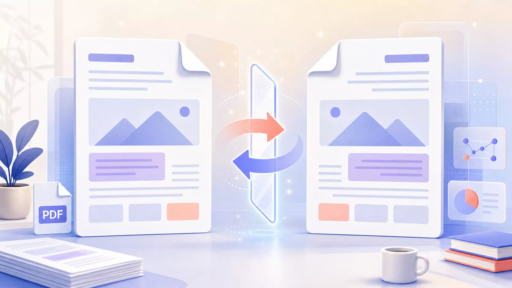 Step-by-step Guide: Mirror PDF Pages and Images in one Place