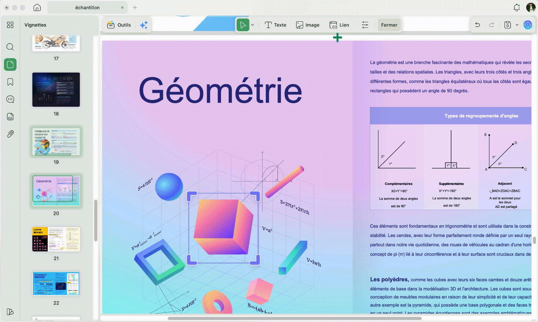 Ajouter un lien vers une page dans un PDF