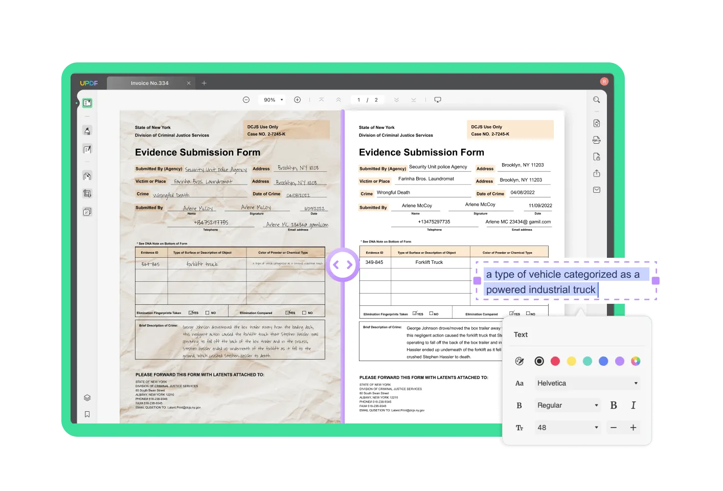 Adobe Acrobat vs UPDF OCR