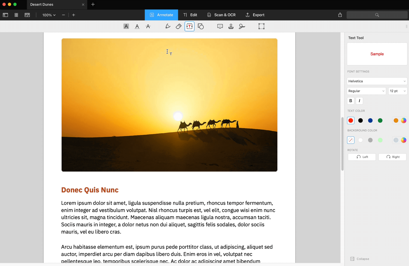 pdf export mac pdf editor