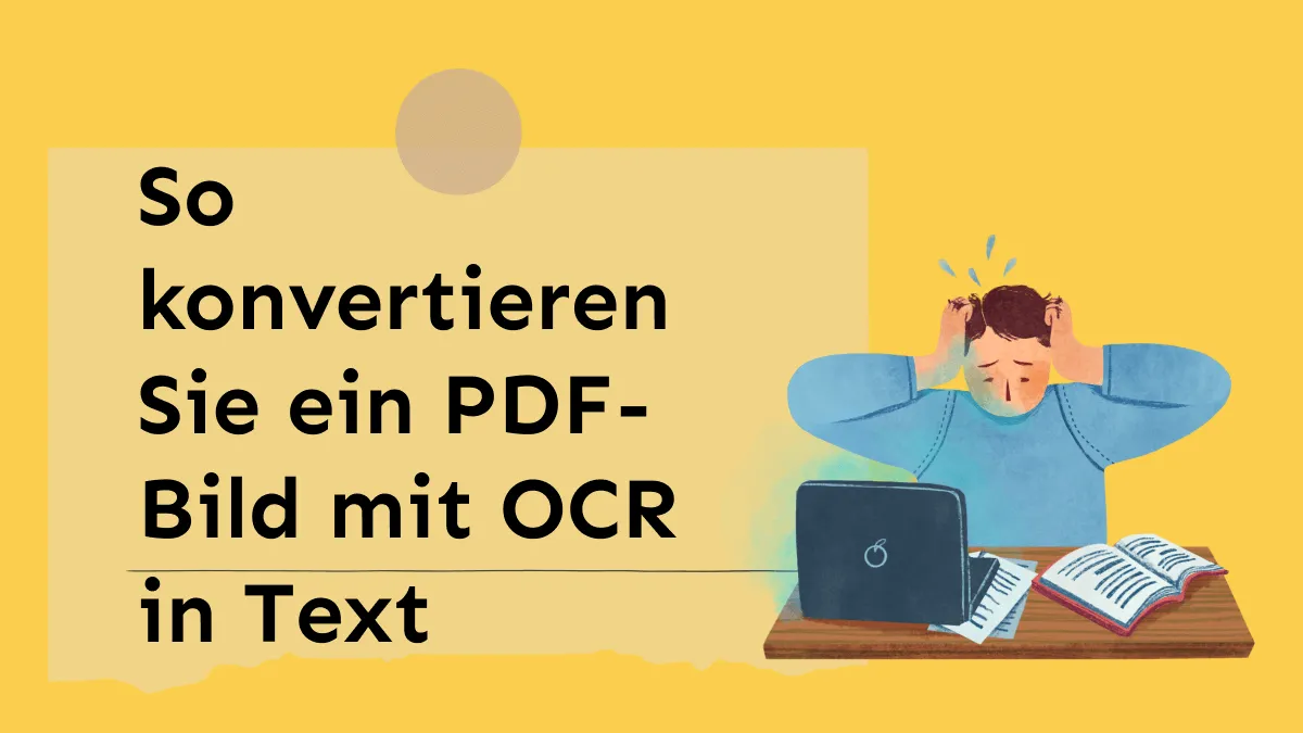 So konvertieren Sie ein PDF-Bild mit OCR in Text