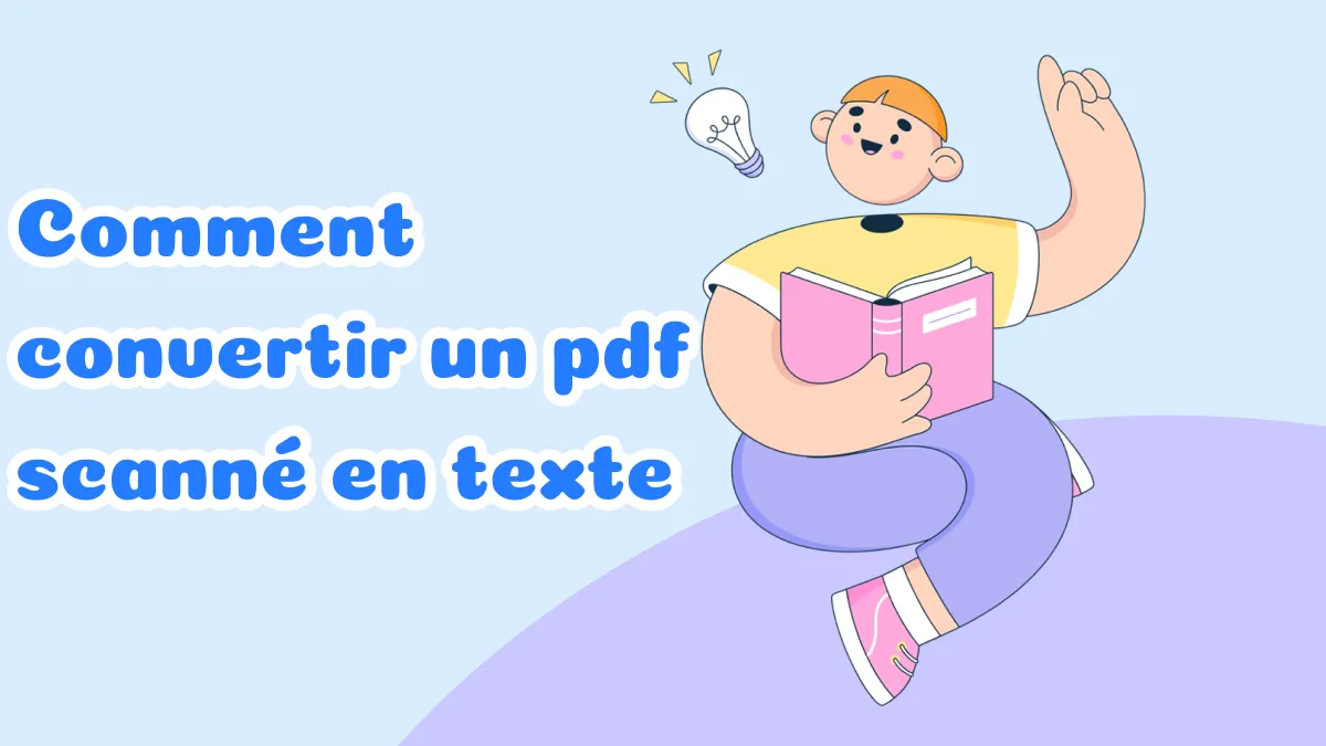 Comment convertir un PDF scanné en Texte avec OCR