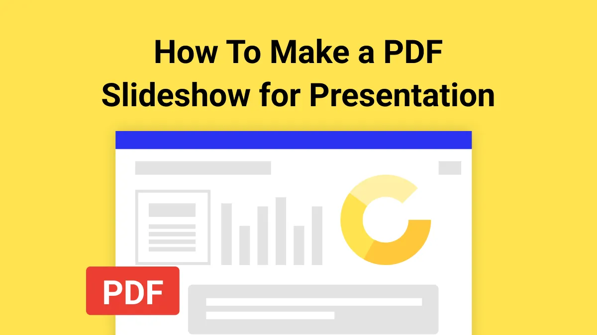 How To Make a PDF Slideshow for Presentation