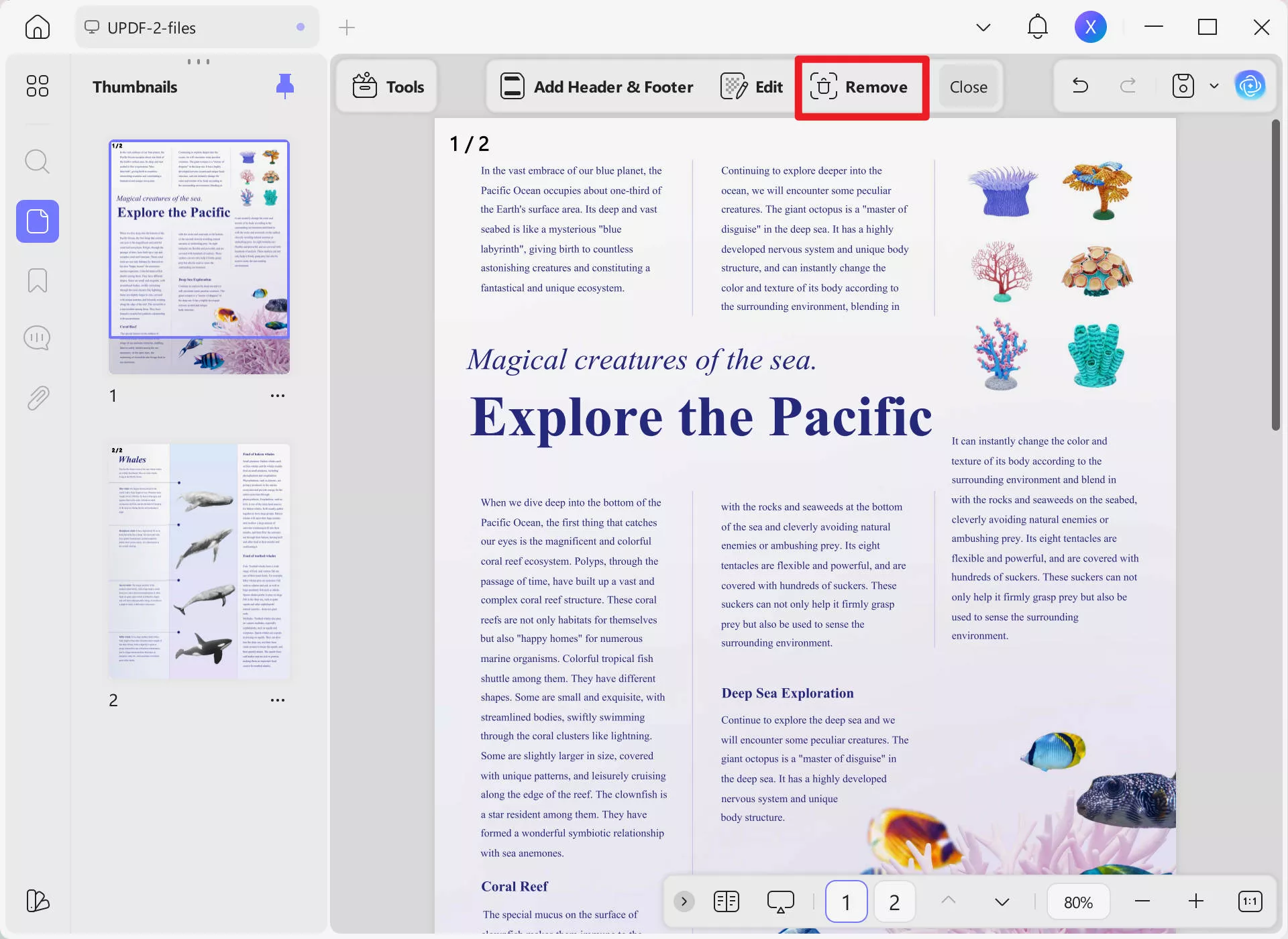 save and remove page numbers from pdf online free