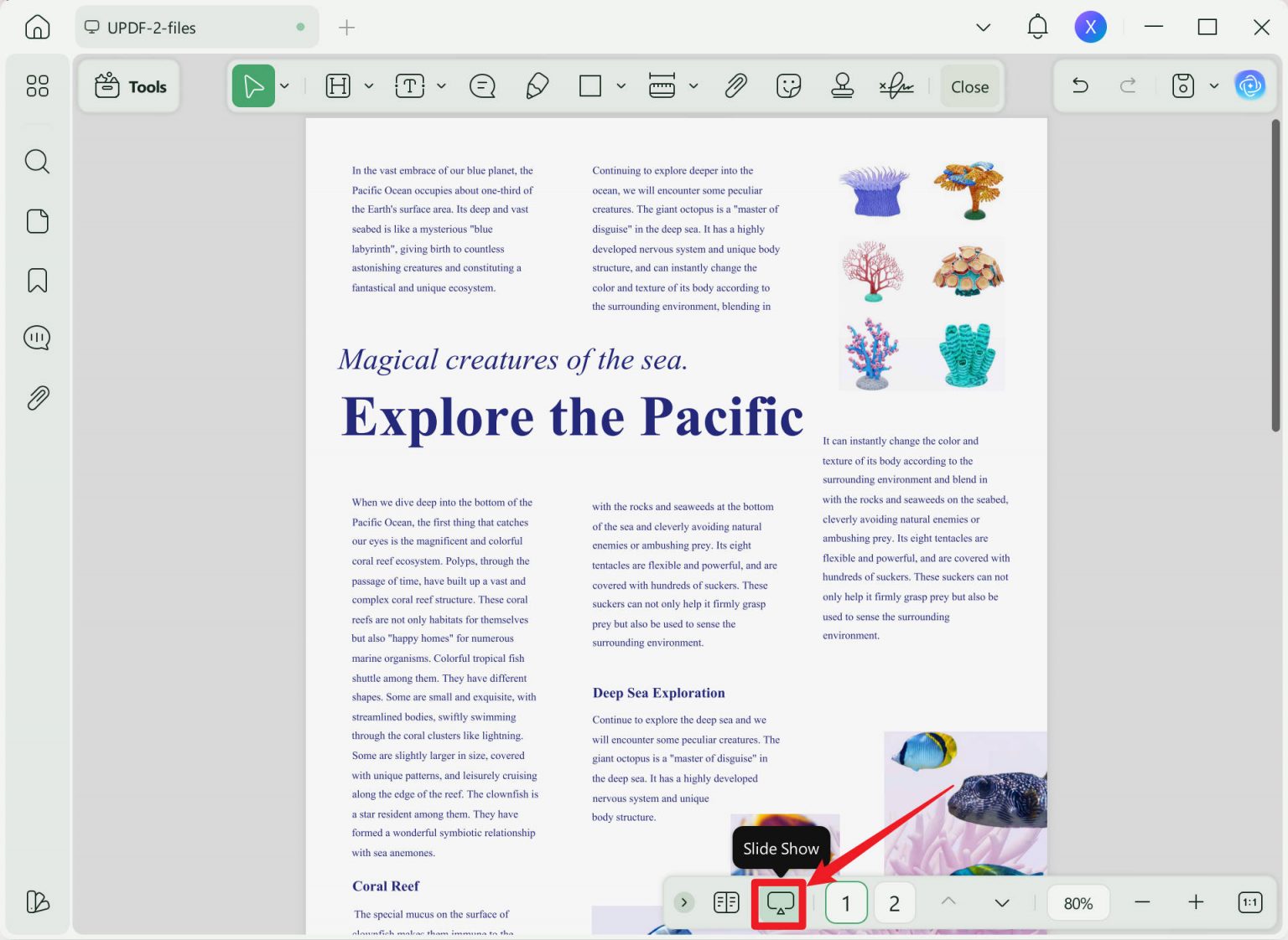 Pdf Presentation File How to Present a PDF as a Slideshow? (in Seconds) | UPDF
