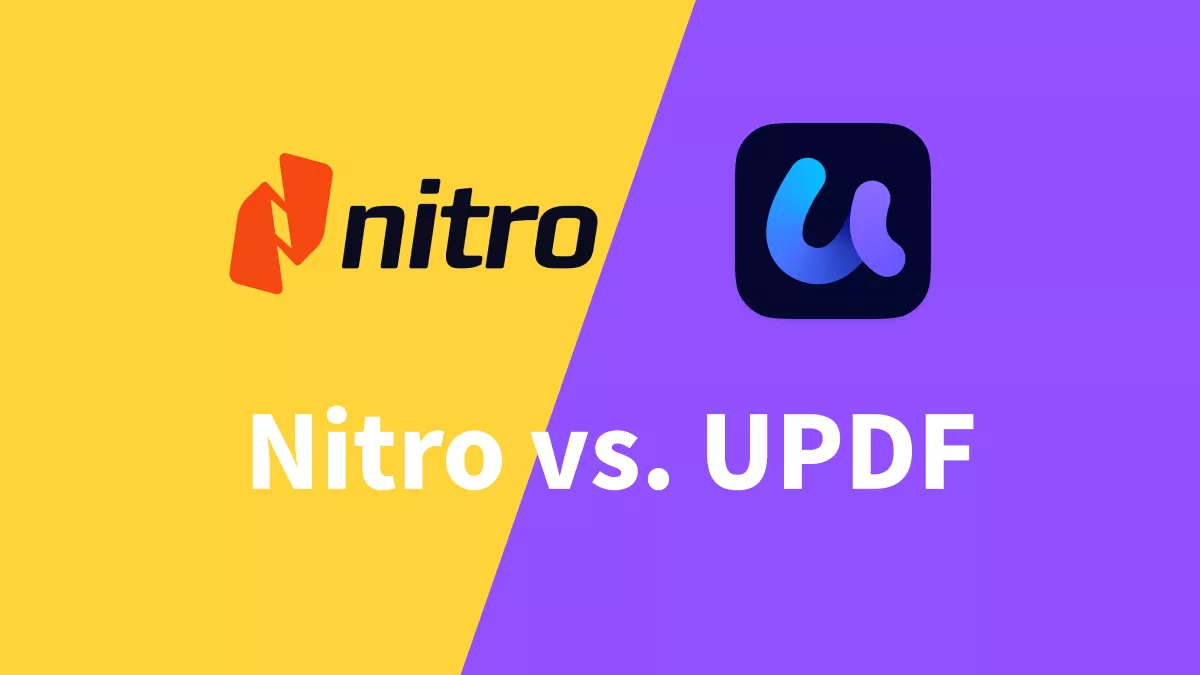 Nitro vs. UPDF - A Full Comparison to Help You Make a Better Decision