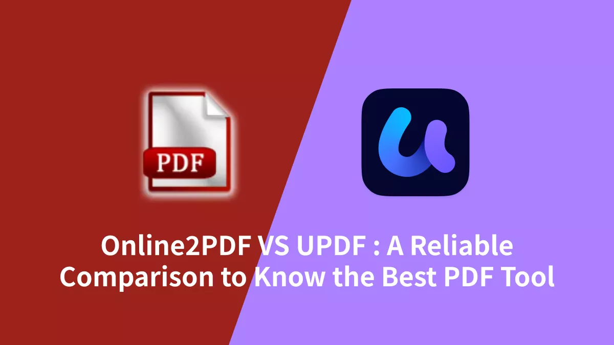 Online2PDF VS UPDF - Which Wins Your Vote?