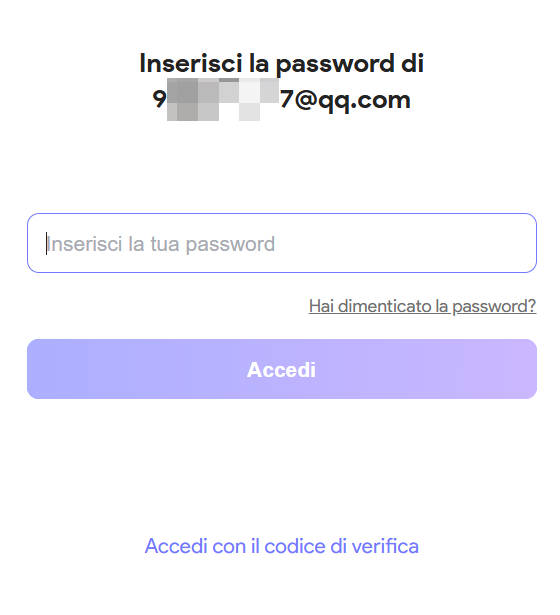Accedi UPDF con password