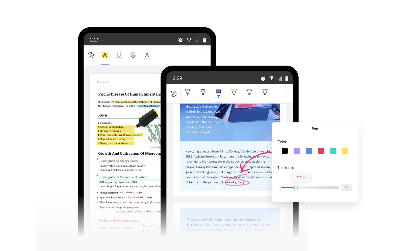 android app to highlight pdf