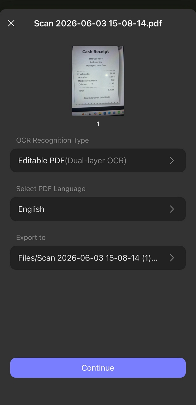 turn scanned documents editable pdf