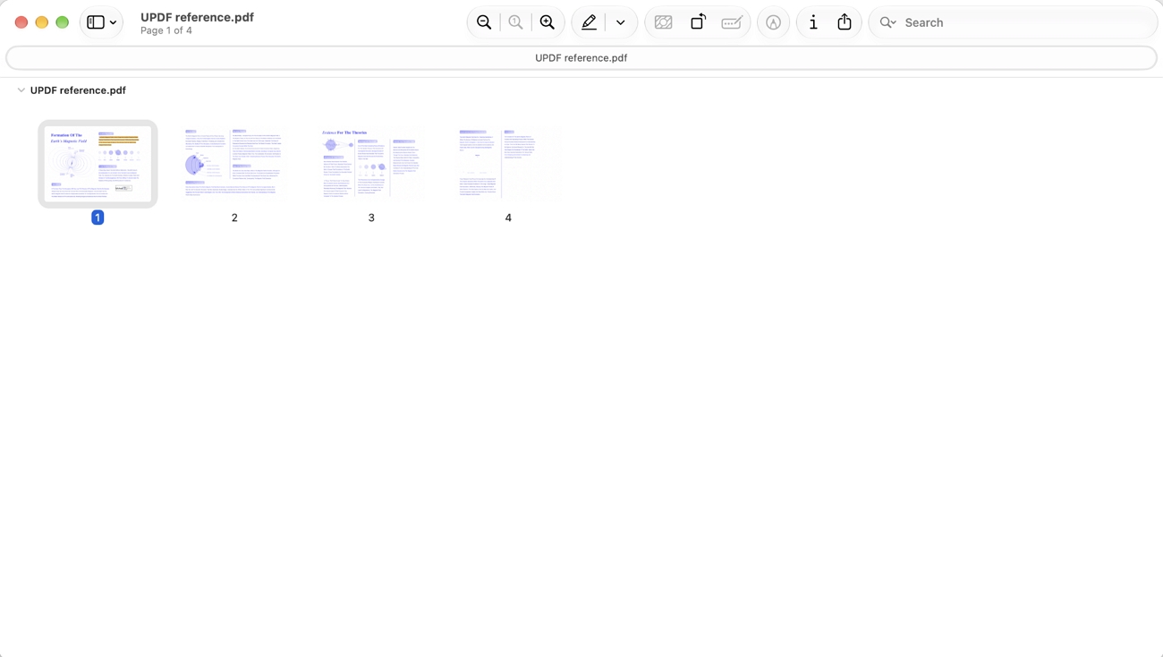 organize pdf pages preview mac