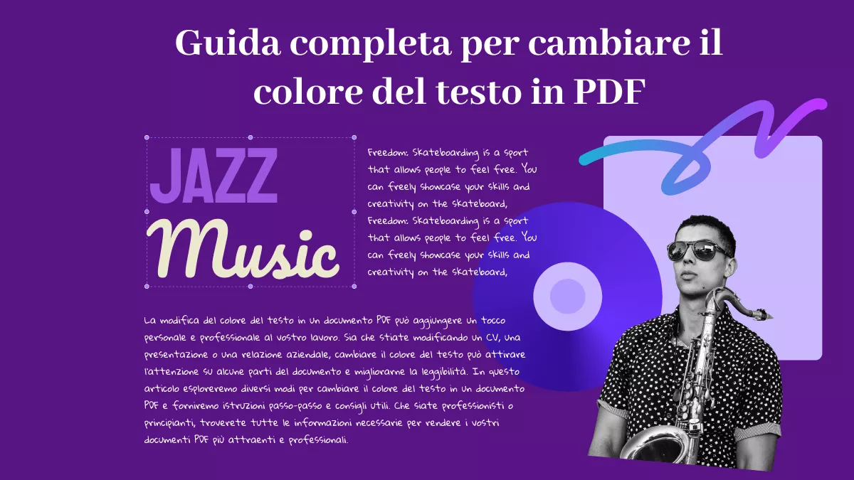 Guida completa per cambiare il colore del testo in PDF