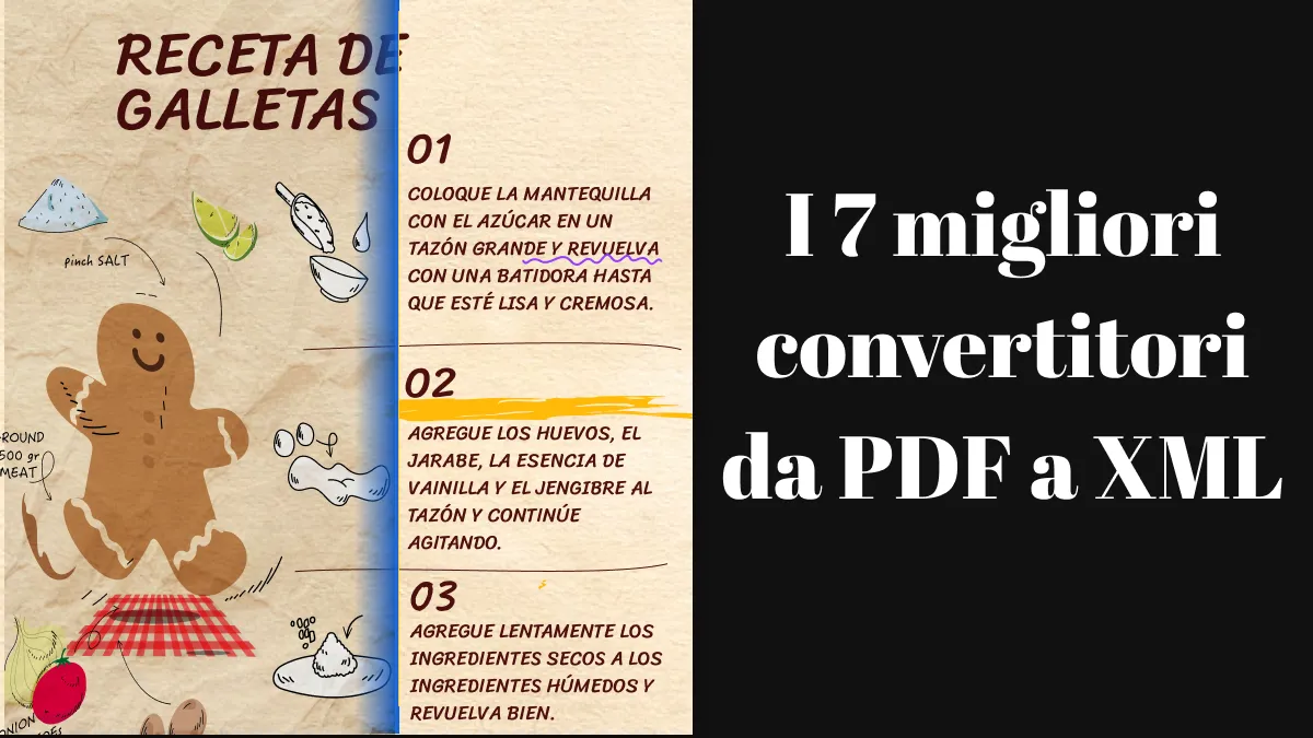 I 7 migliori convertitori da PDF a XML da non perdere