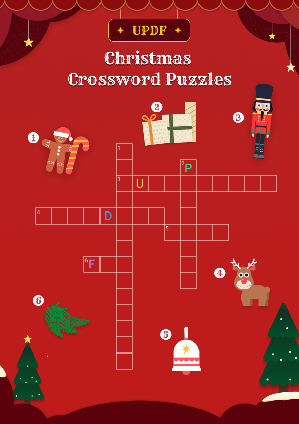 Holiday Cheer 2024 Christmas Crossword Puzzles UPDF